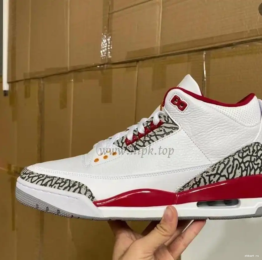 God Cardinal retro to air materials Pk ready 3 jordan ship Red retail 0527